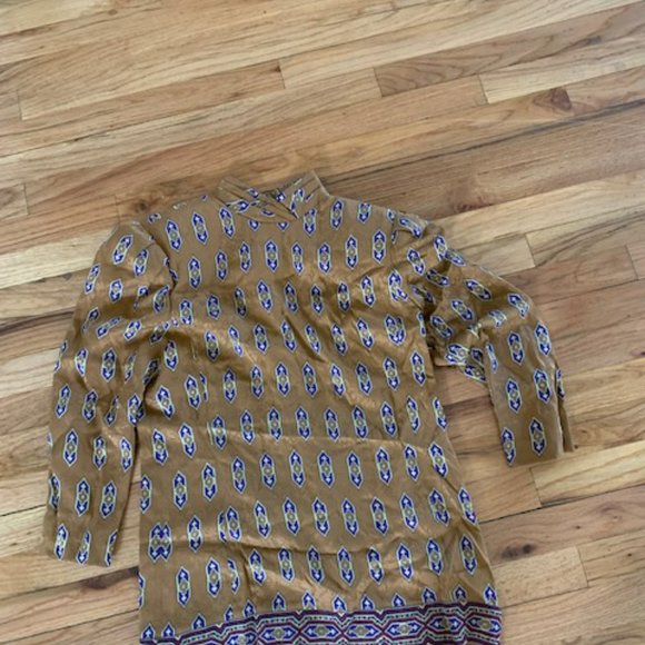 richard warren 100% silk vintage top size 8 - Picture 4 of 6